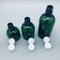다크 그린 비어 있는 도매 50 밀리람베르트 100 밀리람베르트 150 밀리람베르트는 맞춘 샴푸 보틀 PET 화장용 플라스틱 펌프 병을 둥글게 합니다